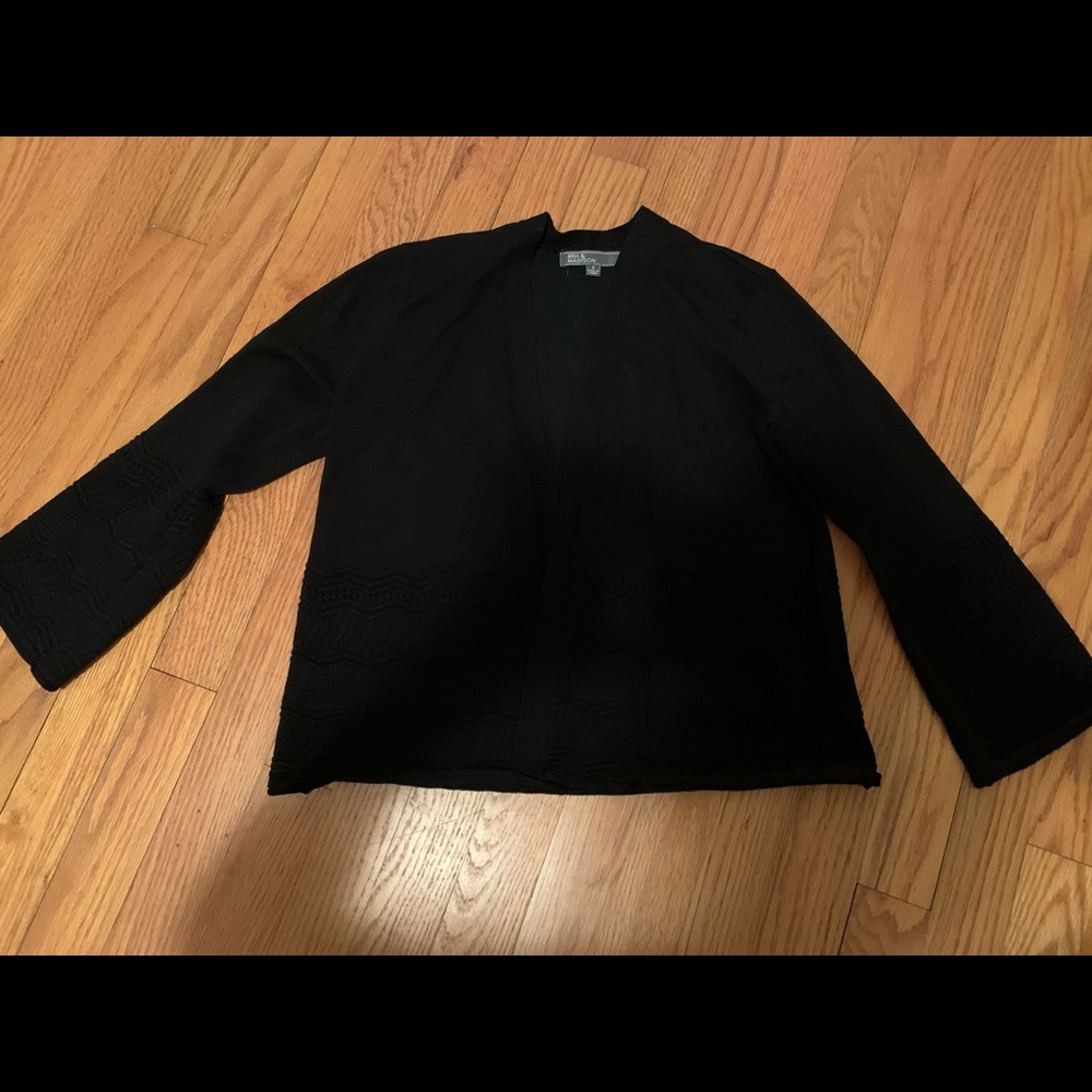 Black cardigan